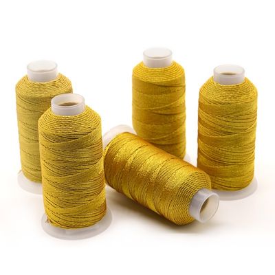 123g Prata de efeito brilhante Artesanato de bricolagem Pulseira de cordas de costura Tatting fio para manufatura