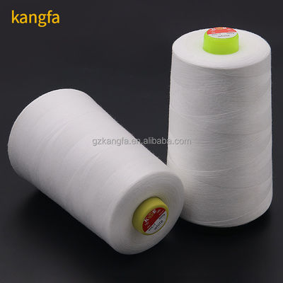 Fios de costura de algodão branco bruto para fabricação de denim durável feito à mão