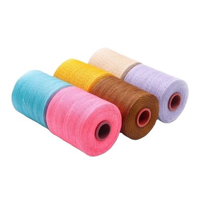 Tecelagem Kangfa 0.8MM 100% Fios de Poliéster Cereados para Couro 210D/16 Fios de Cereados Planos