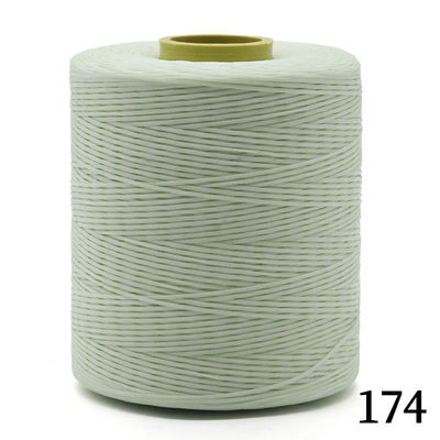 Tecelagem Kangfa 0.8MM 100% Fios de Poliéster Cereados para Couro 210D/16 Fios de Cereados Planos