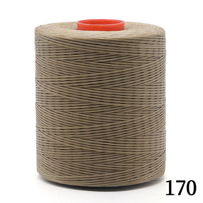 Tecelagem Kangfa 0.8MM 100% Fios de Poliéster Cereados para Couro 210D/16 Fios de Cereados Planos