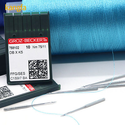 Agulhas de bordado Groz Beckert 65/9 75/11 Resistentes a altas temperaturas para costura
