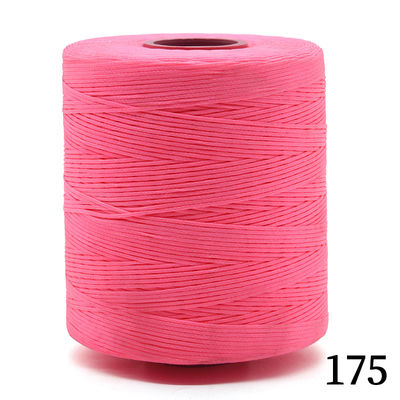 Tecelagem Kangfa 0.8MM 100% Fios de Poliéster Cereados para Couro 210D/16 Fios de Cereados Planos