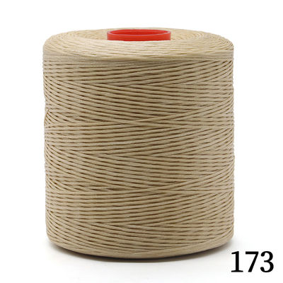 Tecelagem Kangfa 0.8MM 100% Fios de Poliéster Cereados para Couro 210D/16 Fios de Cereados Planos