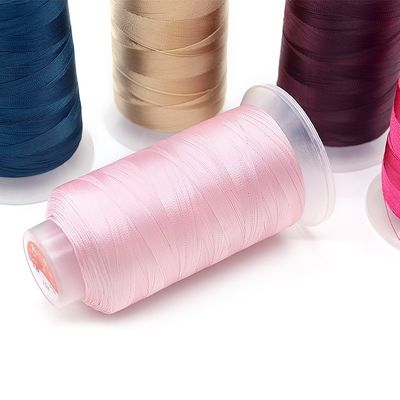 115G Peso Fios de costura de poliéster durável para confecção de couro 0,15-0,32 mm de diâmetro