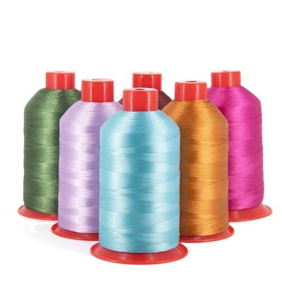 V-92 16 oz. 6000Y Fios de poliéster ligados UV Branco para tipo de fio de filamento e torção de anel
