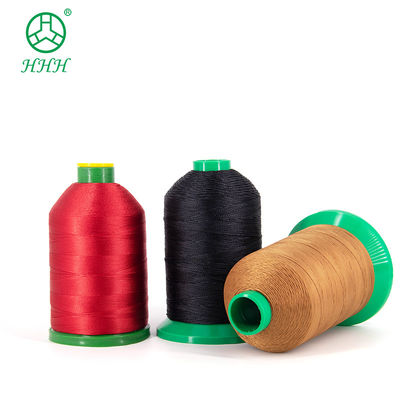 OEM ODM Aceito 4ply High Tenacity Polyester Bonded Thread para sapatos