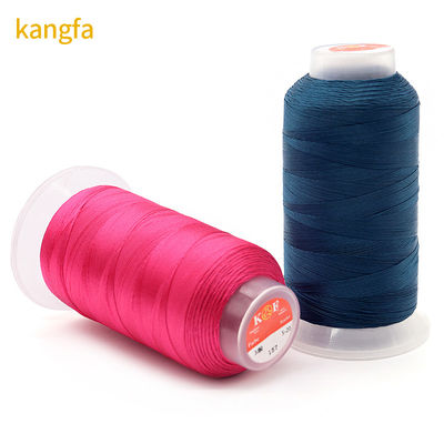 Proteção UV Kangfa Fios de costura de poliéster à prova d'água Fios de couro 210D/3 Tex50