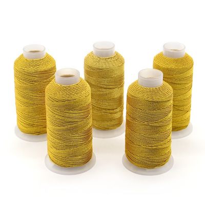 Fios de fio metálico de bricolagem de ouro e prata bordados de seda multi-fios para fabricação de jóias