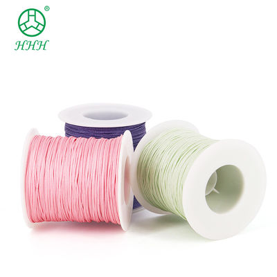 Fios artesanais de nylon suede para esmaltes de jade Fios de nylon de cor única ou cor arco-íris