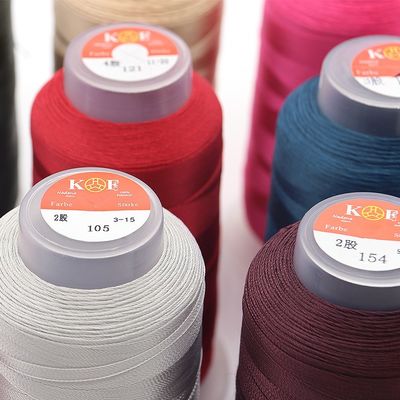 100% Poliéster 420D/3 0,15-0,32 mm Fios de Quilting de Nylon de alta resistência para costura de couro
