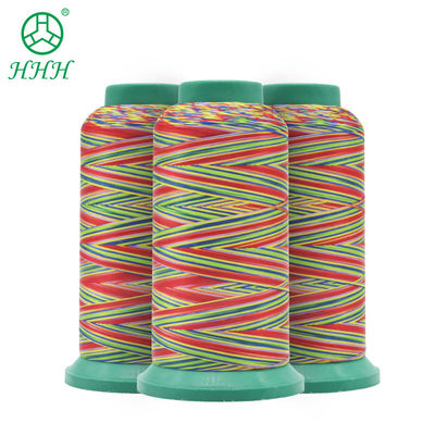 Fios de costura de poliéster de alta tenacidade coloridos para Kangfa Industrial 3ply 6ply 5colors