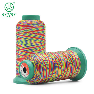 Fios de costura de poliéster de alta tenacidade coloridos para Kangfa Industrial 3ply 6ply 5colors