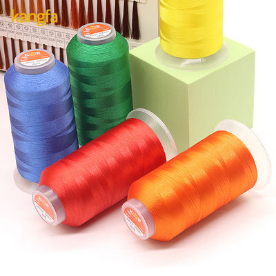 4000 Yard Kangfa 120d/2 Poliéster 100% Filho de bordado industrial para máquina de bordado