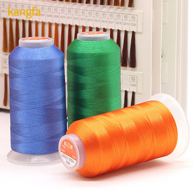 4000 Yard Kangfa 120d/2 Poliéster 100% Filho de bordado industrial para máquina de bordado