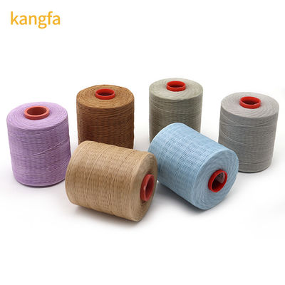 1 bobina 700y 1 mm Flat Sewing Grossa trança Fios encerados para reparação de artesanato de couro à prova d'água