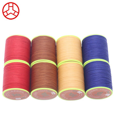 150D 0,8mm Core Spun Yarn Madeira de couro de costura de cera para pulseiras Decorar