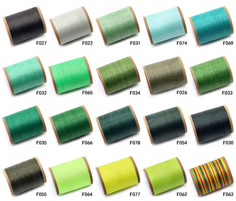 150D/16 Fios de cera de costura de couro artesanal Fios de poliéster trançados para pulseiras Decorar