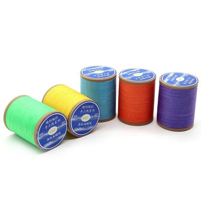 150D/16 Fios de cera de costura de couro artesanal Fios de poliéster trançados para pulseiras Decorar