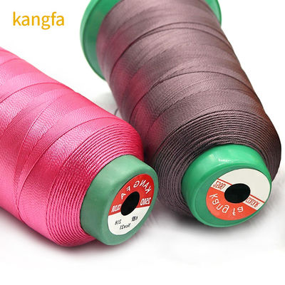 Diâmetro do fio 0,6 mm Boho Kangfa Tex 90 V-92 Fios de poliéster UV Branco 4 onças