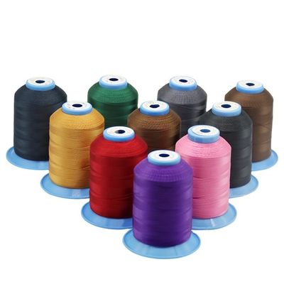 Conjunto de costura de fios de poliéster Alta resistência para sapatos de crochê Sofá Vestuário Costura de couro