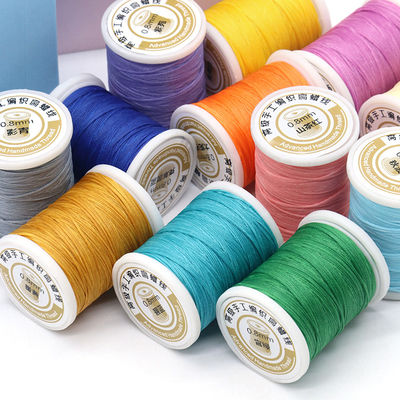Suporta 7 dias Pedido de amostra 12 peças Set de fio de costura longo para artesanato de couro