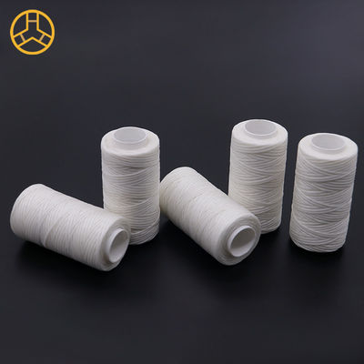 100% de poliéster Flat Waxed Thread para Kangfa impermeável 0,8 mm 1 mm de poliéster couro 50m