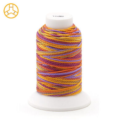 12g 18PLY 40 Cores Fornecer 100% Poliéster Multi-Color Fios de costura Poliéster trança