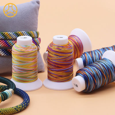 12g 18PLY 40 Cores Fornecer 100% Poliéster Multi-Color Fios de costura Poliéster trança