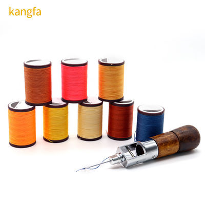 200m Kangfa 210d 0,35mm Cordel de cera para costura à mão Cone de couro Material plástico