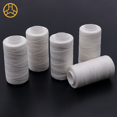 Kangfa 50M/Rol 0.8mm Flat Waxed Thread para Calçados de Artesanato de Couro Saco Cinturão boho Tecelagem