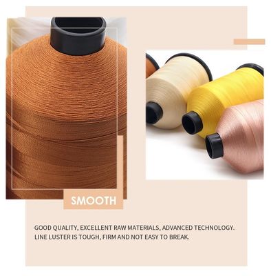 150D/3-630D/3 Fios de nylon ligados V69 Tex 70 para sapatos/sacos/maletas de couro
