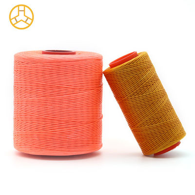 Kangfa 0,8MM 100% Fios de poliéster encerados para costura de couro padrão Material tingido encerado