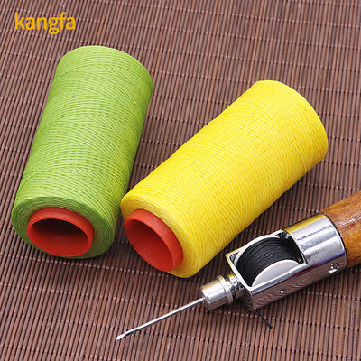 200m 0,8mm Flat Waxed Thread for Leather 100% Polyester Pattern Waxed Yarn Count 250D/16
