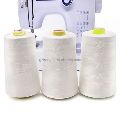 Fios de colcha de retalhos brancos 40S/2 para fita de fita de bordo de tear