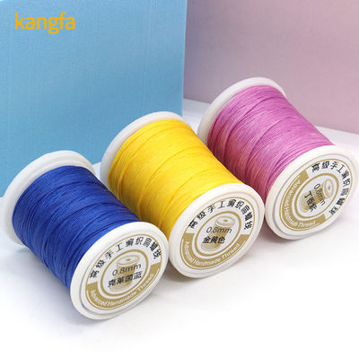 Fios de pulseira de crochê 0,8 mm Fios de cera espinhada fortes e duráveis para tricô costurado à mão