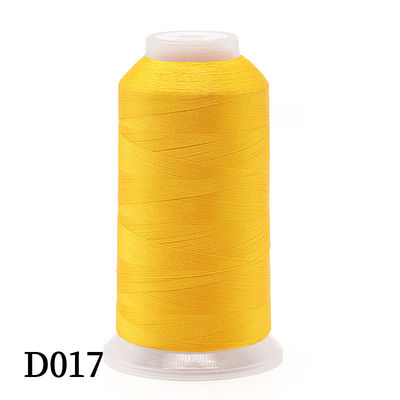 5500 Yards Black 900 Embroidery Thread 40wt 100% poliéster para máquina padrão tingido
