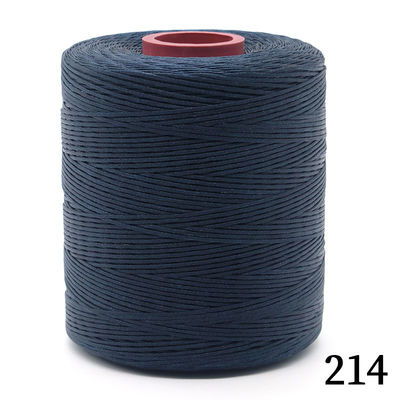 410G Kangfa 0,8 mm Flat Wax Thread para costura de couro artesanal em 210D/16 Contagem de fios