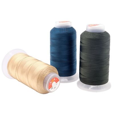 Suporte 7 dias Tempo de entrega da encomenda de amostra 100g Fios de nylon de alta tenacidade para produtos de couro