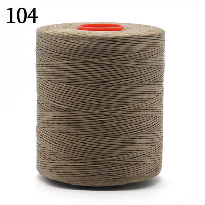 Kangfa 0,8 mm 1,0 mm Fios de costura de poliéster encerados para confecção e reparação de couro 680m