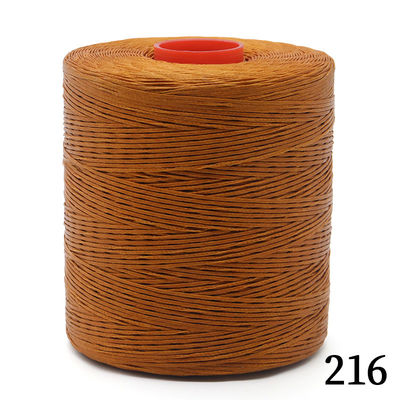Kangfa 0,8 mm 1,0 mm Fios de costura de poliéster encerados para confecção e reparação de couro 680m
