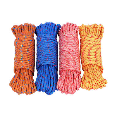 Solução de secagem ao ar livre Linha de roupas de nylon de 10 m resistente ao deslizamento para secagem à prova de vento