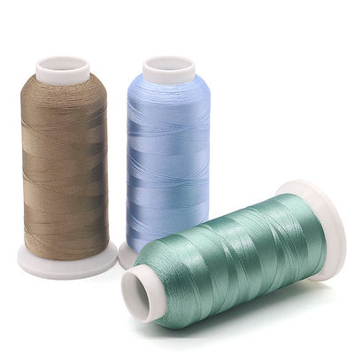4000 Yard Filamentos Poliéster Filamento de bordado para máquina de bordado 720 Coloração
