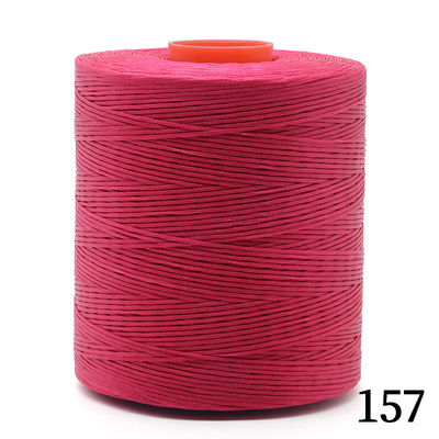 400 g Fios triturados de poliéster de cera ligada para fios de costura de couro 250D/16 1,1 mm