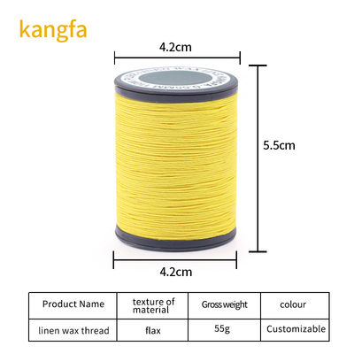 0.55mm 35g High Tenacity Leather Sewing Thread 70m Linho Waxed Thread em 40 cores