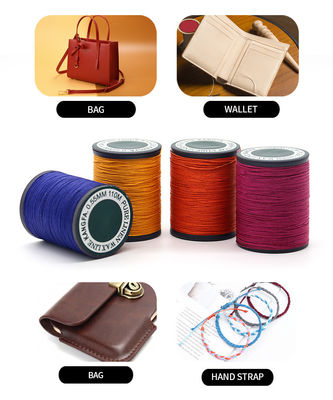 0.55mm 35g High Tenacity Leather Sewing Thread 70m Linho Waxed Thread em 40 cores