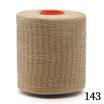 400 g/16 Plys Fios triturados de poliéster com ligação de cera para fios de costura de couro 210D/16