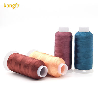 120g 5000y 2ply Kangfa 120d/2 Rayon Thread para bordado computadorizado 2ply Contagem de fios