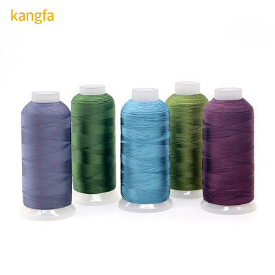 120g 5000y 2ply Kangfa 120d/2 Rayon Thread para bordado computadorizado 2ply Contagem de fios