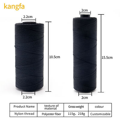 210D/12PLY 210D/18PLY Fios de redes de pesca de poliéster 100% para costura de couro e vestuário